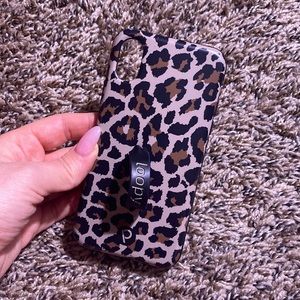 iPhone X loopy leopard case